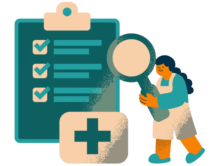 Icon representing a plan