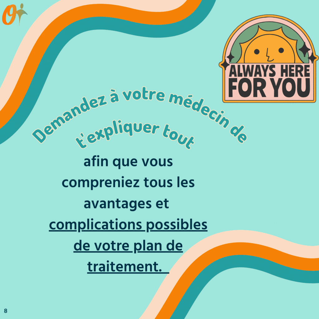 Image carrousel avec des conseils sur la façon de poser des questions