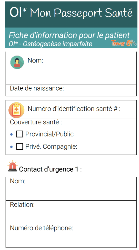 Aperçu de mon passeport OI